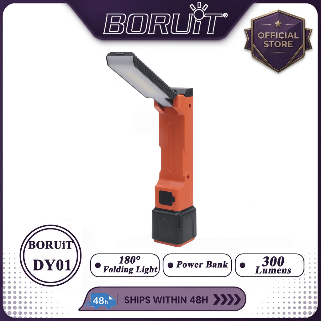 Power Bank - BORUiT 300LM luz LED de trabajo