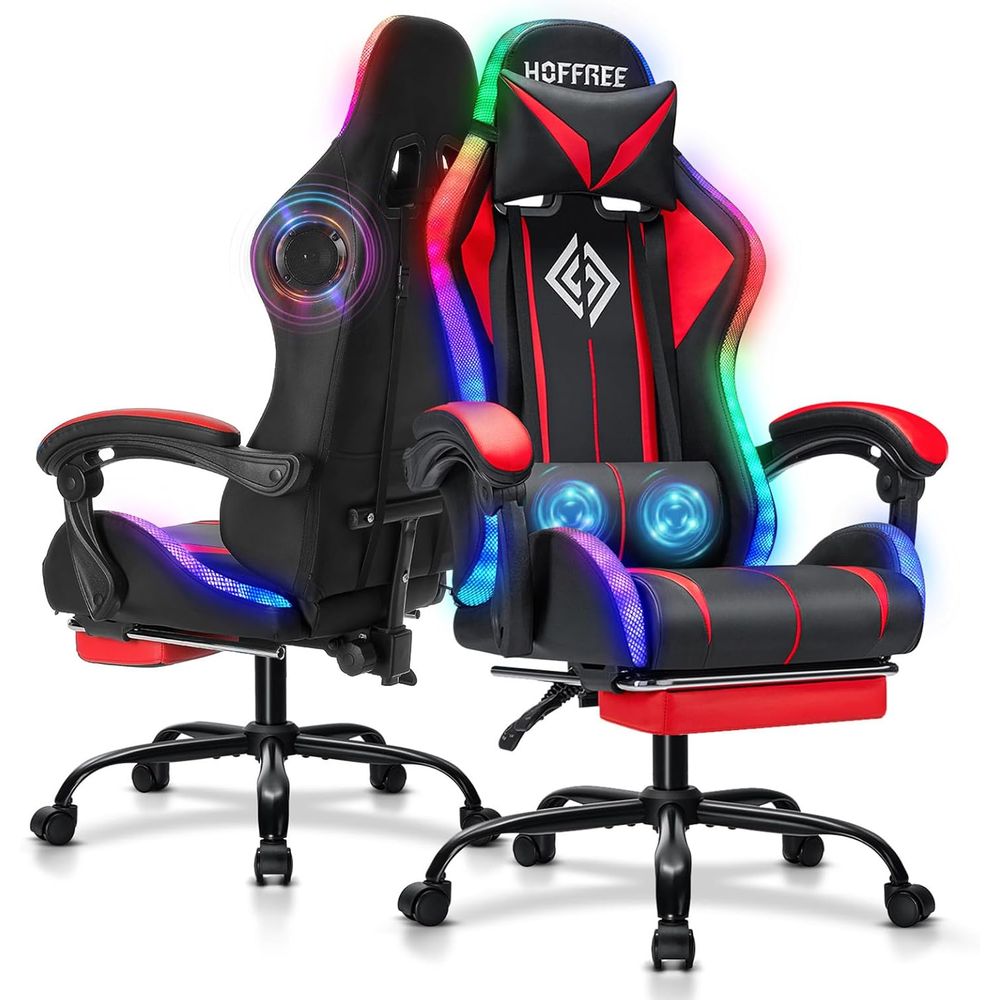 Bluetooth Speaker - Silla Gaming RGB con Altavoces Bluetooth