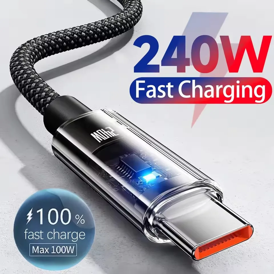 Usb Charger - Cable de carga ultrarrápida de 240