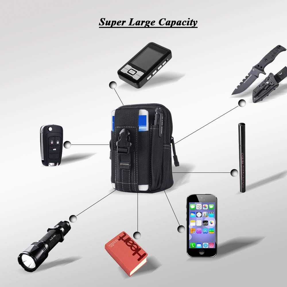 Bolsa táctica Molle para cintu - Phone Holder reseña y precio
