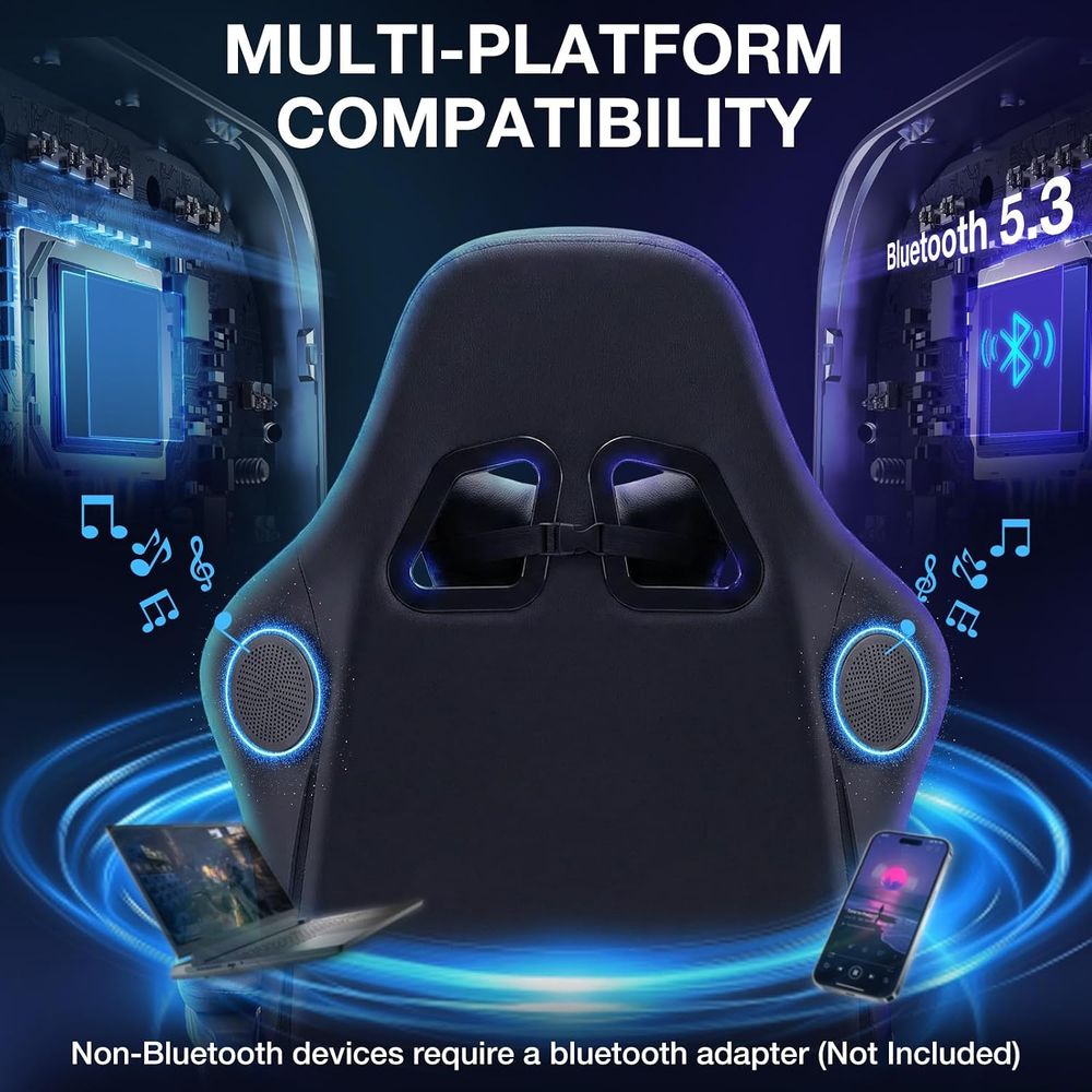 Silla Gaming RGB con Altavoces - Bluetooth Speaker reseña y precio