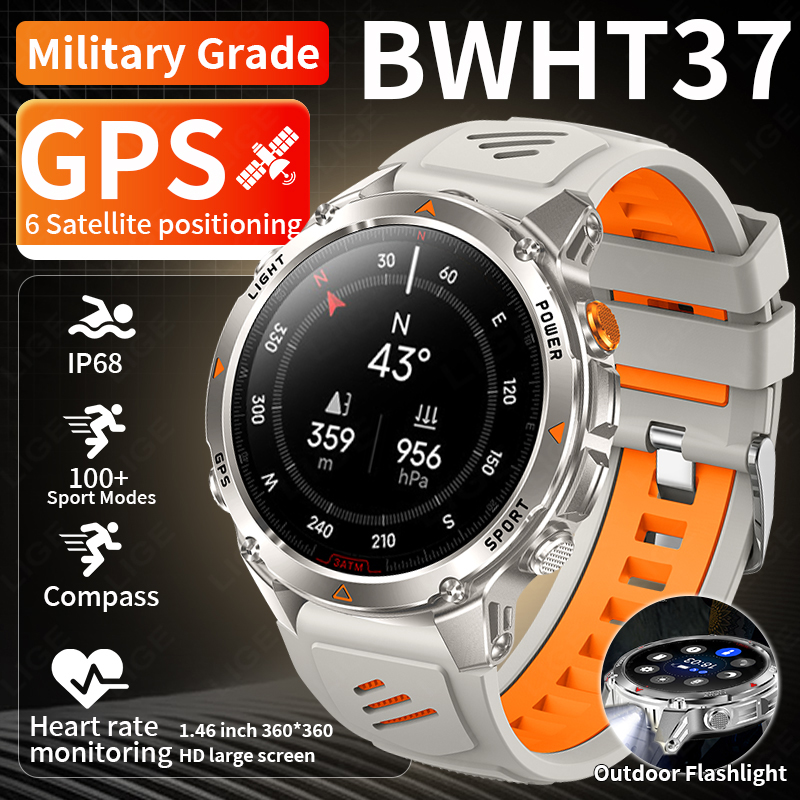 LIGE-reloj inteligente con seg - Smart Watch reseña y precio