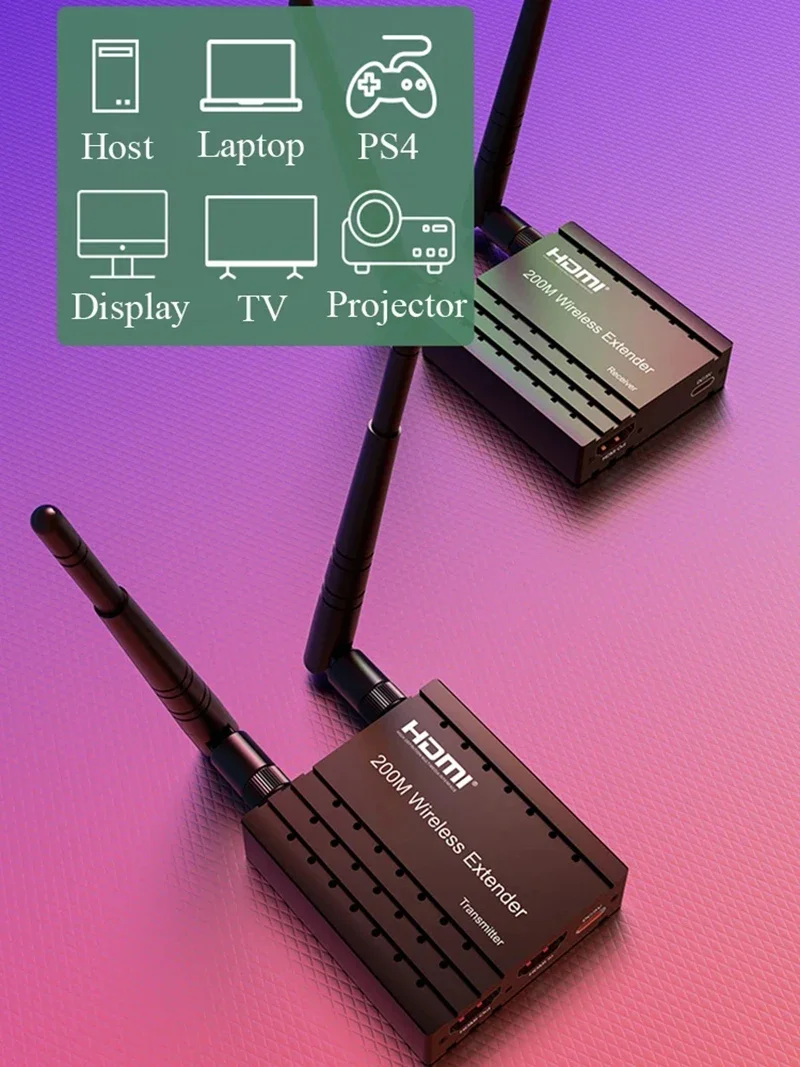 Extensor HDMI Inalámbrico de 2 - Hdmi Adapter reseña y precio