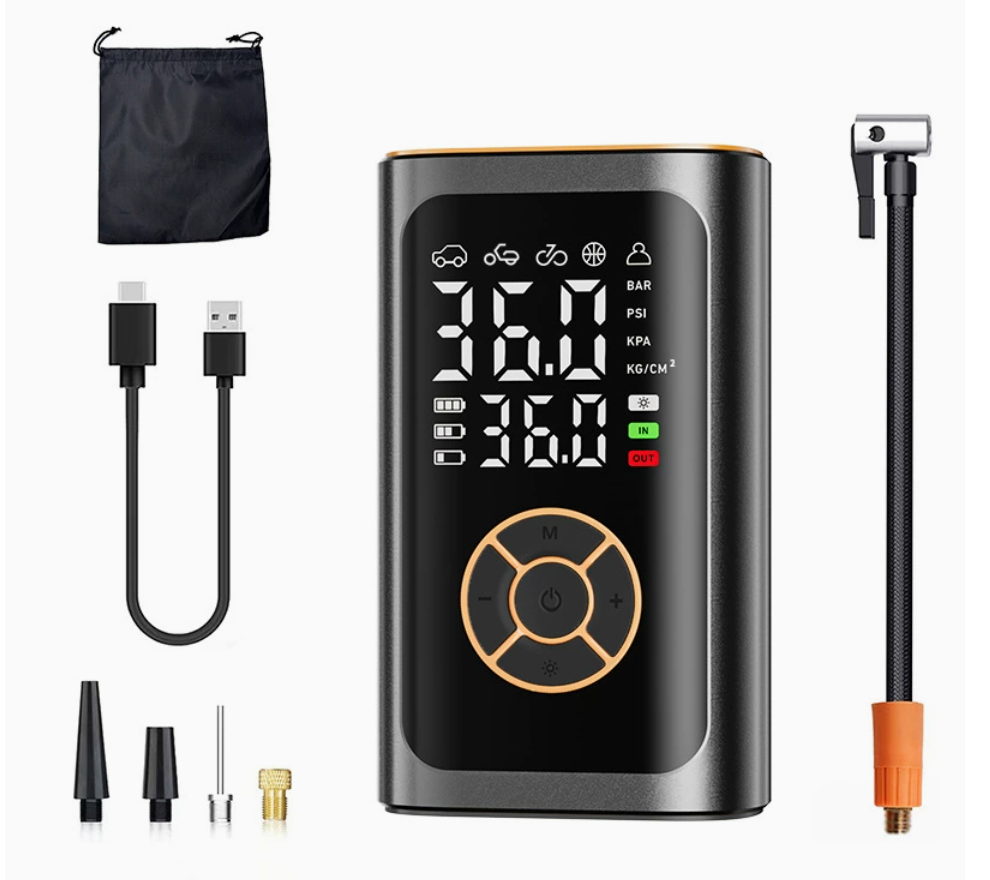 Inflador Eléctrico Inteligente - Power Bank reseña y precio