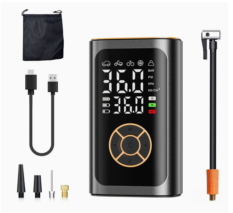 Inflador Eléctrico Inteligente - Power Bank reseña y precio