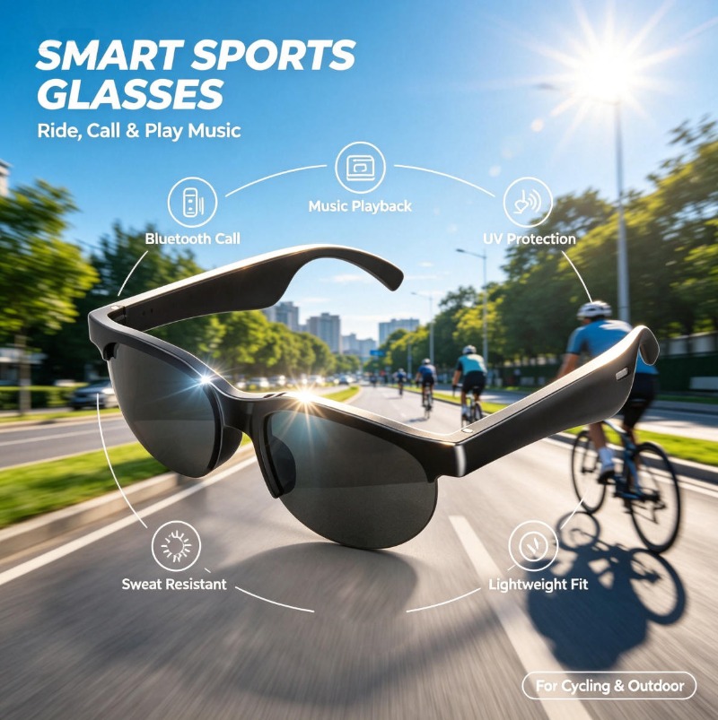 Gafas de Sol Inteligentes con  - Bluetooth Speaker reseña y precio