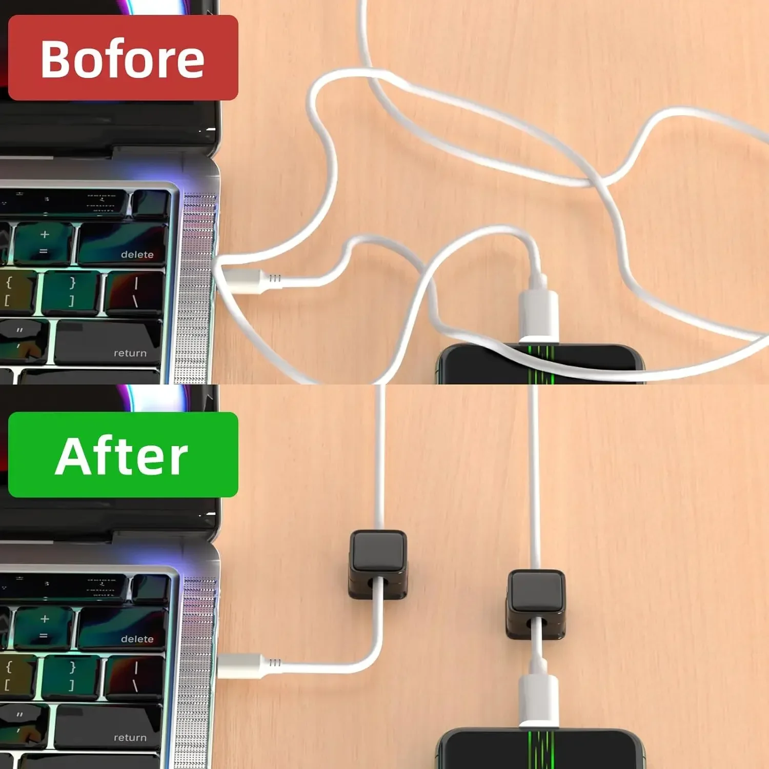 Mini organizador de cables, so - Cable Organizer reseña y precio